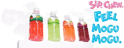 Mogu Mogu Juice Drink With Nata De- Coco Mogu Mogu Juice Drink With Nata De- Coco