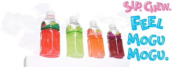 Mogu Mogu Juice Drink With Nata De- Coco Mogu Mogu Juice Drink With Nata De- Coco