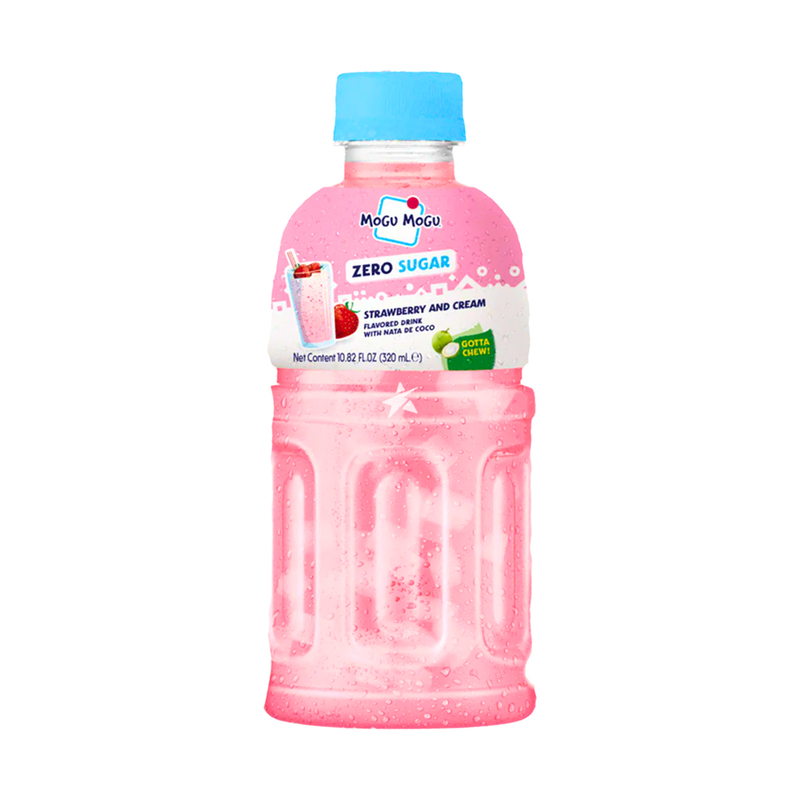 24571 Mogu Mogu Strawberry And Cream With Zero Sugar Powder 320Ml X 24