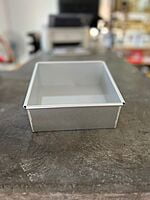 Molde Hornear Cuadrado Aluminio 7" CP-7P