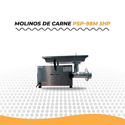 PSP-98MI MOLINO DE CARNE, BOCA EN ACERO INOXIDABLE #32, 3HP. PSP-98MI MOLINO DE CARNE, BOCA EN ACERO INOXIDABLE #32, 3HP.