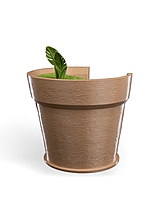 Monstera Vase Wall Light