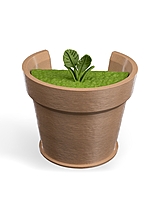 Monstera Vase Wall Light