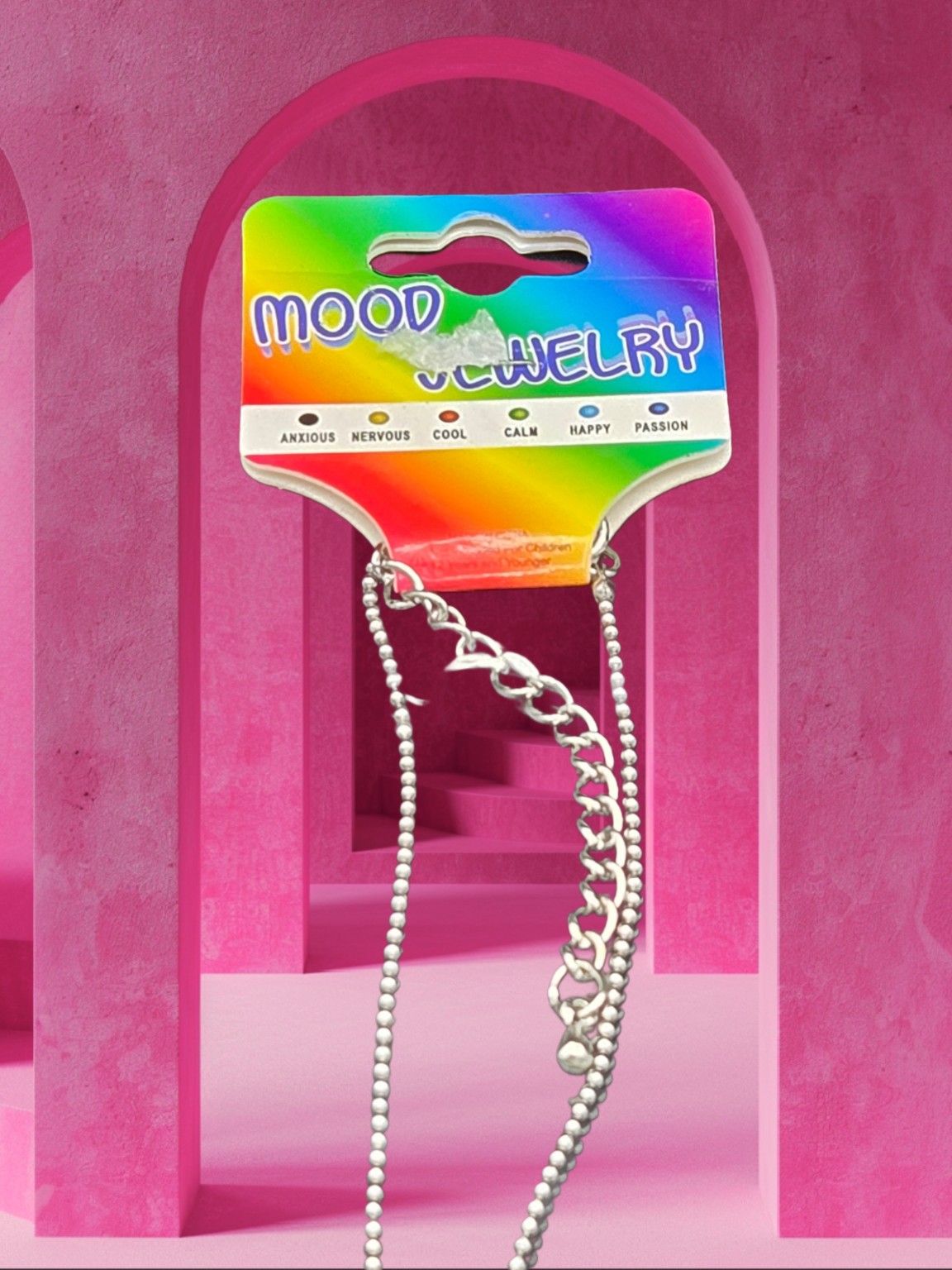 Mood Mustache Necklace