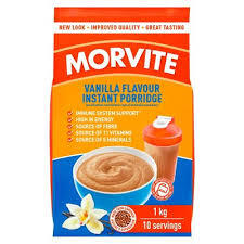 Morvite Sorghum Instant Porridge Vanilla Flavour 1kg
