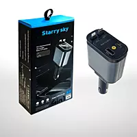 Multi-Port Car Charger - Fast Charging USB & Type-C Adapter with LED Light