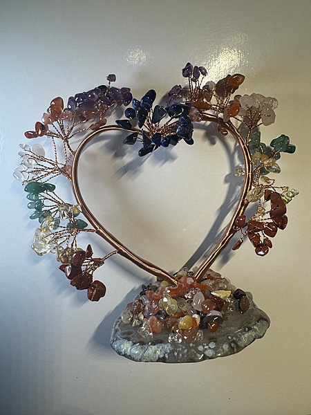 Crystal Heart Tree