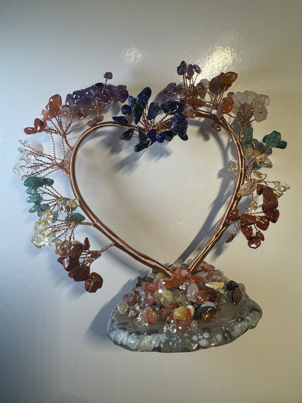 Crystal Heart Tree