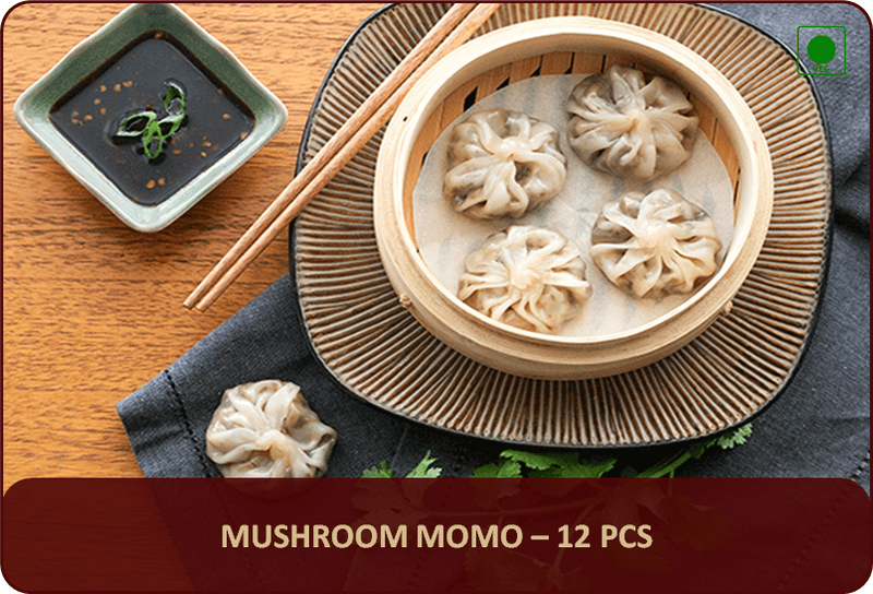 SM - Mushroom Momos - 12 Pcs SM - Mushroom Momos - 12 Pcs