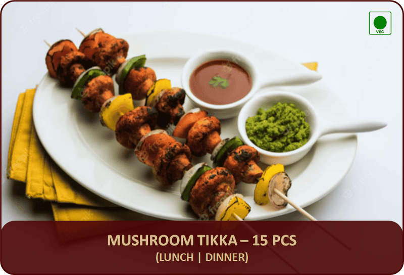 TND - Mushroom Tikka - 15 Pcs TND - Mushroom Tikka - 15 Pcs