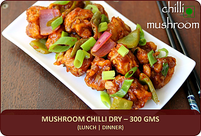 Mushroom Chilli Dry - 300 Gms