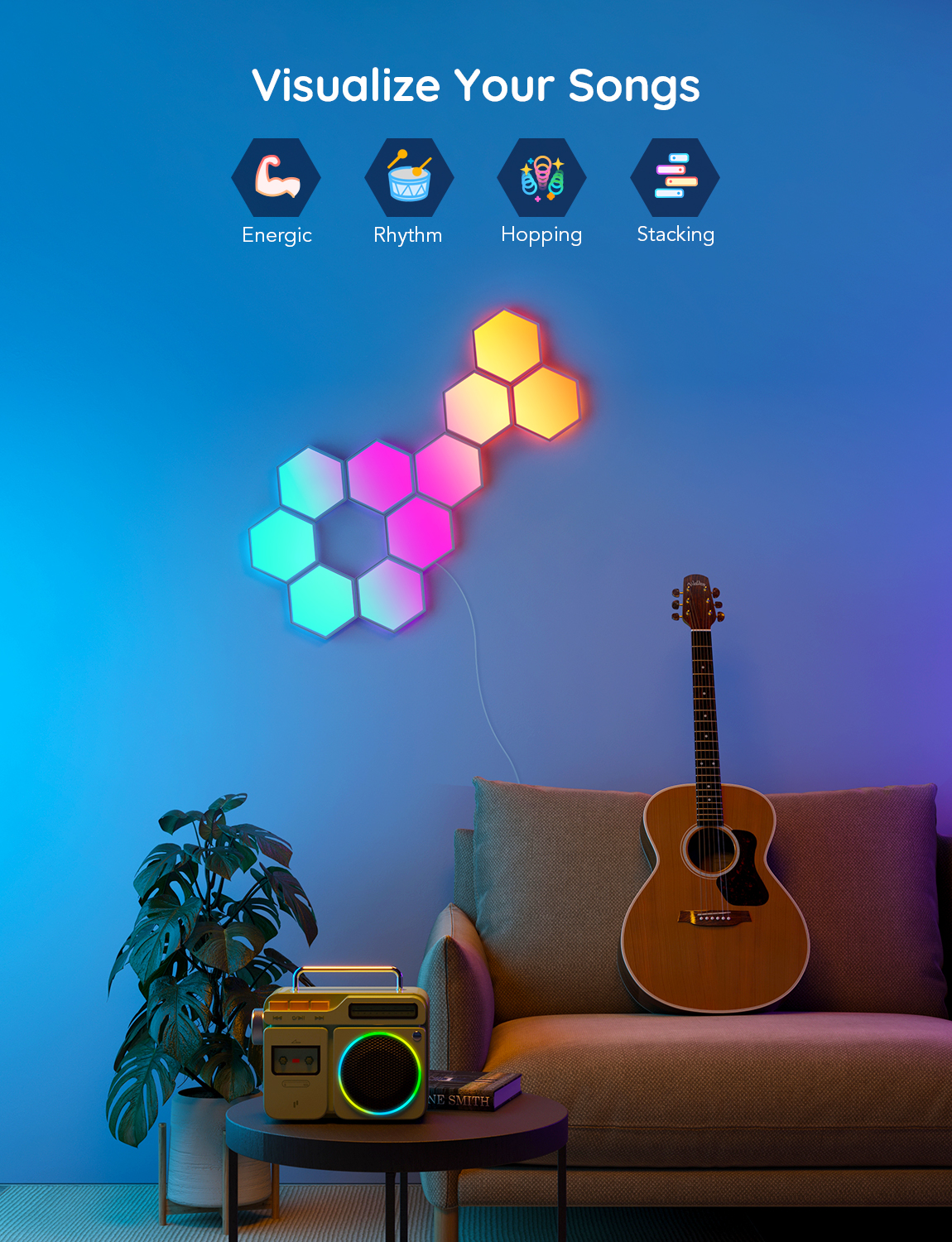 Govee Glide Hexa Light Panels (10 Pack)