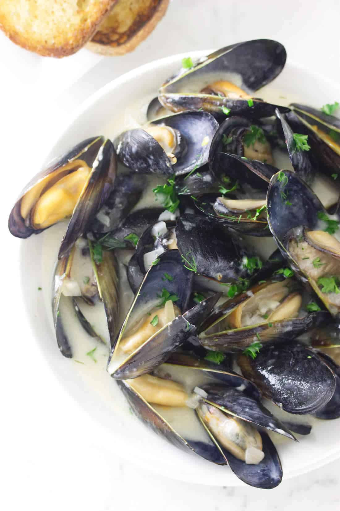 Mussels White