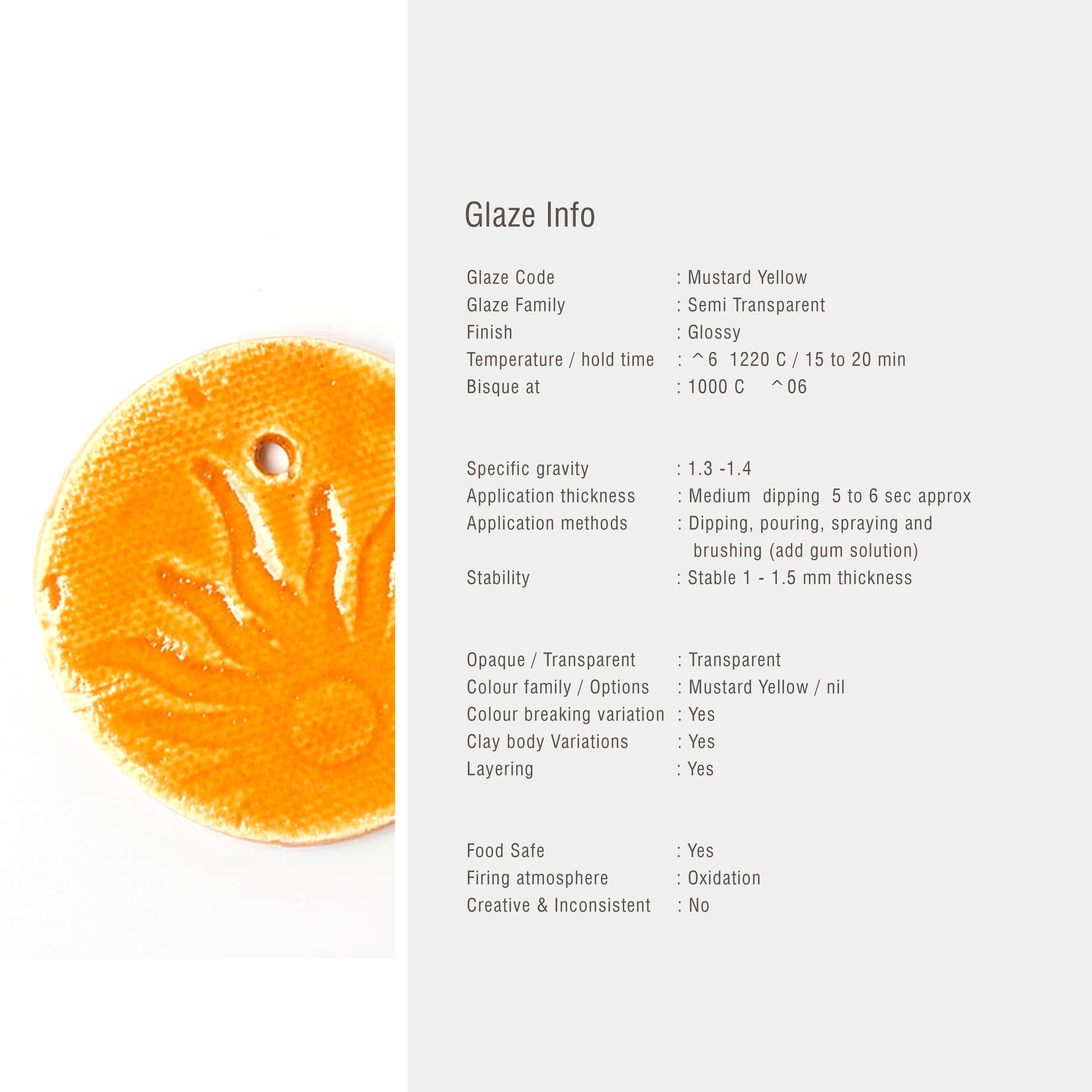 Sara Low Fire Celadon Mustard Yellow Sara Low Fire Celadon Mustard Yellow