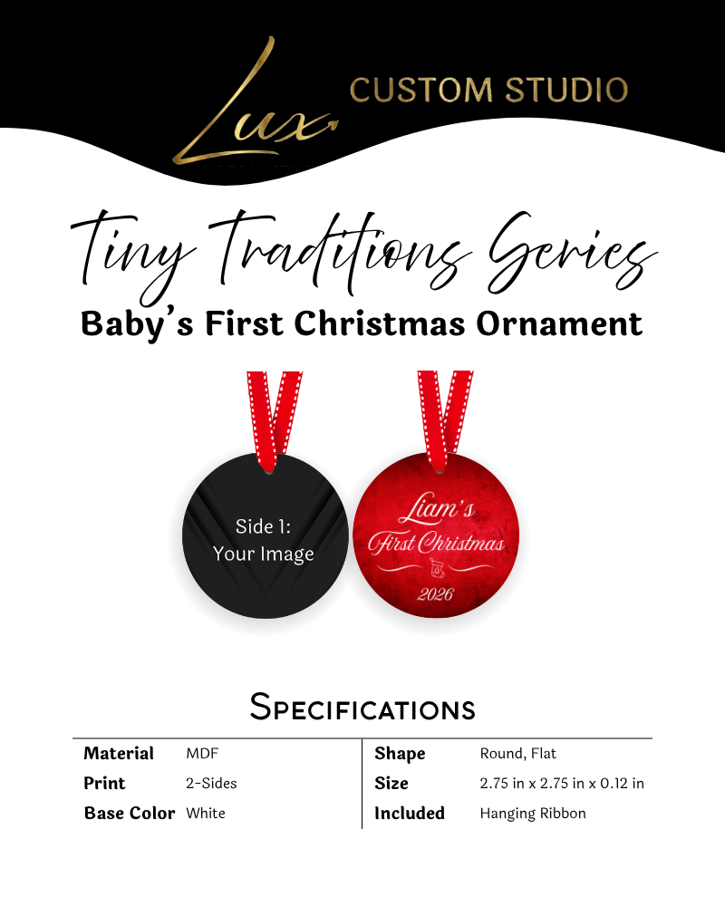 Tiny Traditions Series Baby’s First Christmas Ornament