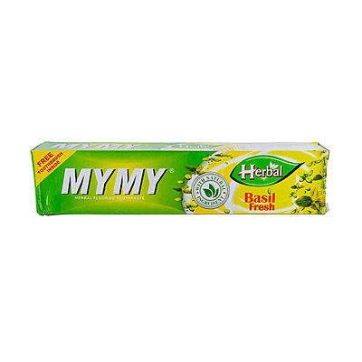 26555 My My Herbal Basil Fresh Toothpaste 145g X 5