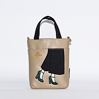 Bag Crossbody Beige Miszapatos Casual