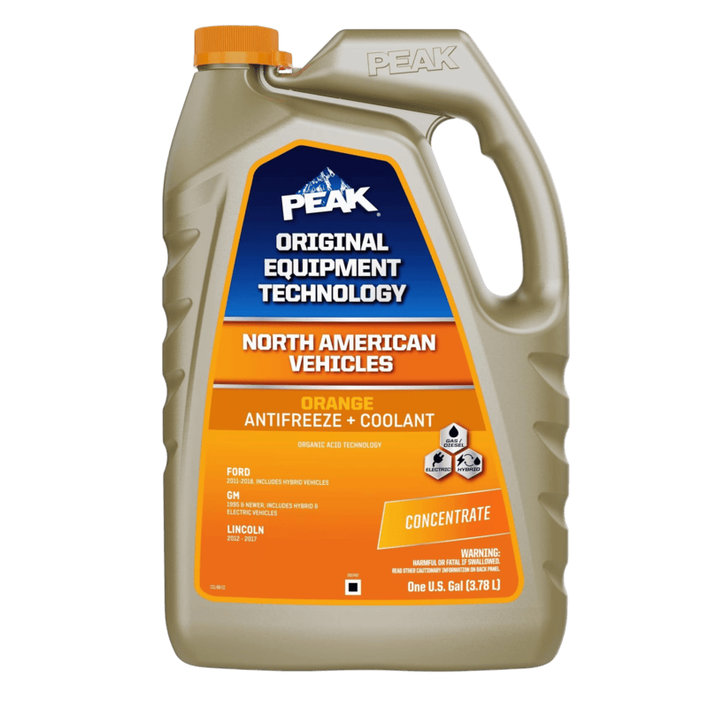 Peak Original Equipment Technology Orange Antifreeze + Coolant