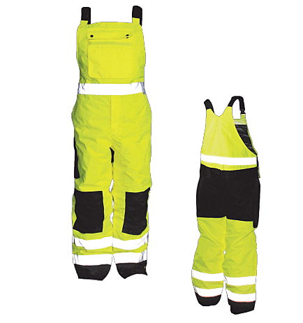 Hi Vis Green Waterproof Bib Overall