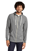 NEA122 CHAMARRA CON CAPUCHA CABALLERO NEW ERA SUEDED COTTON BLEND