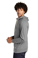 NEA122 CHAMARRA CON CAPUCHA CABALLERO NEW ERA SUEDED COTTON BLEND