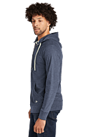 NEA122 CHAMARRA CON CAPUCHA CABALLERO NEW ERA SUEDED COTTON BLEND