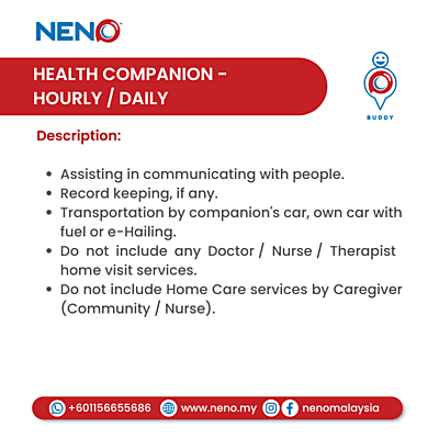 NENO Health Companion (Hourly / Daily) NENO Health Companion (Hourly / Daily)