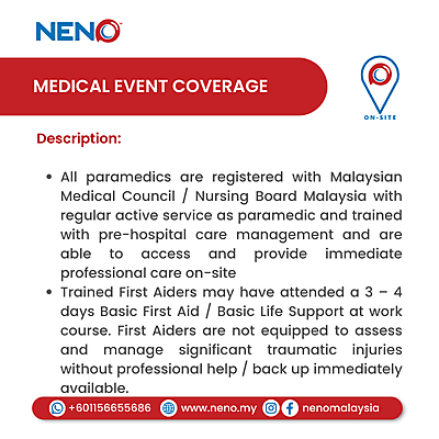 Medical Event Coverage Medical Event Coverage