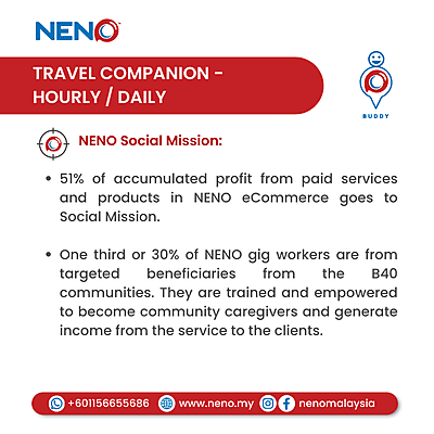 NENO Travel Companion (Hourly/Daily)