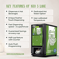 Stainless steel Atlantis Neo 4 lane hot beverage dispenser for commercial use. Stainless steel Atlantis Neo 4 lane hot beverage dispenser for commercial use.