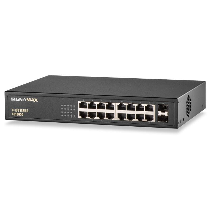 16-Port Gigabit PoE Switch (250W)