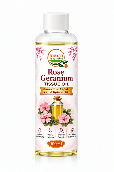 BBM Rose Geranium Tissue Oil 100ML