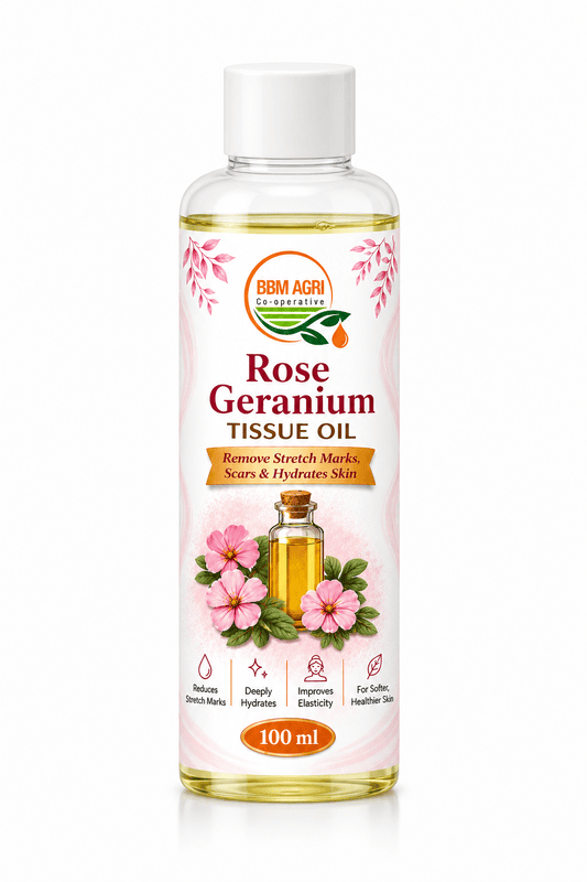 BBM Rose Geranium Tissue Oil 100ML