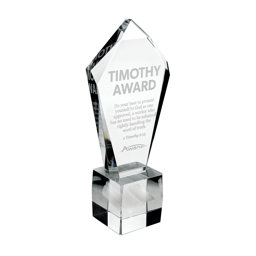 NEW! T&T Timothy Trophy Award NEW! T&T Timothy Trophy Award