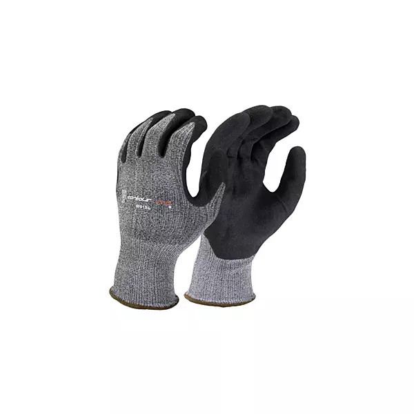 13G Nylon/Polyester Gray Lining,Black Foam Coating