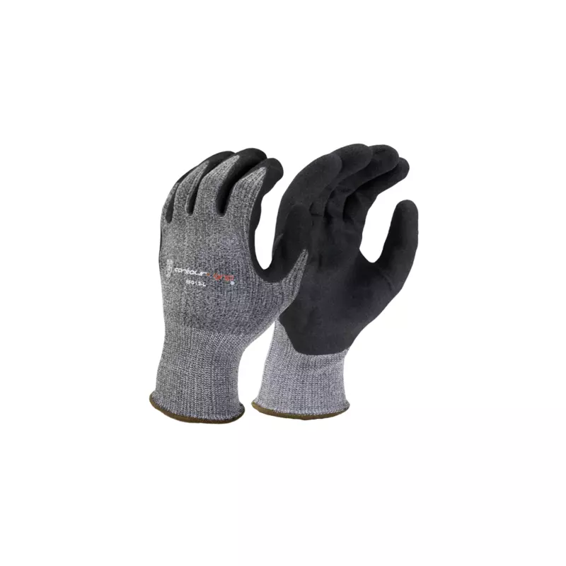 13G Nylon/Polyester Gray Lining,Black Foam Coating