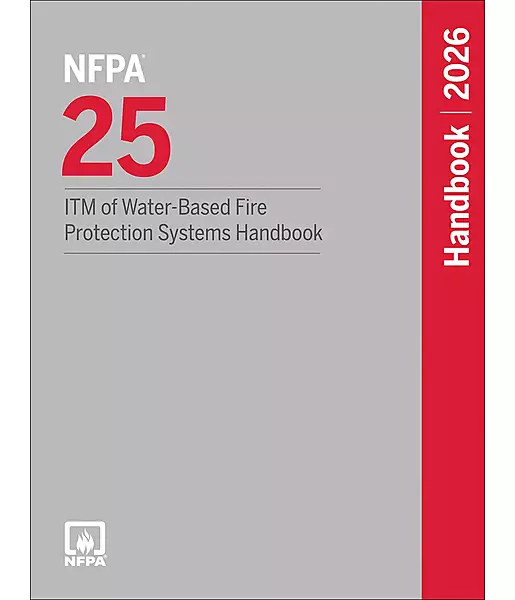 NFPA 25 Handbook 2026 Fire Sprinkler ITM