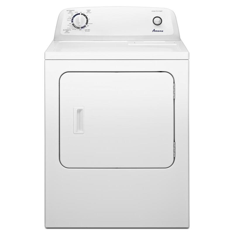 Amana® NGD4655EW 6.5 cu. ft. Gas Dryer with Wrinkle Prevent Option Amana® NGD4655EW 6.5 cu. ft. Gas Dryer with Wrinkle Prevent Option