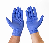 Sol-M® Nitrile Examination Gloves – 3.5 g, Violet Blue