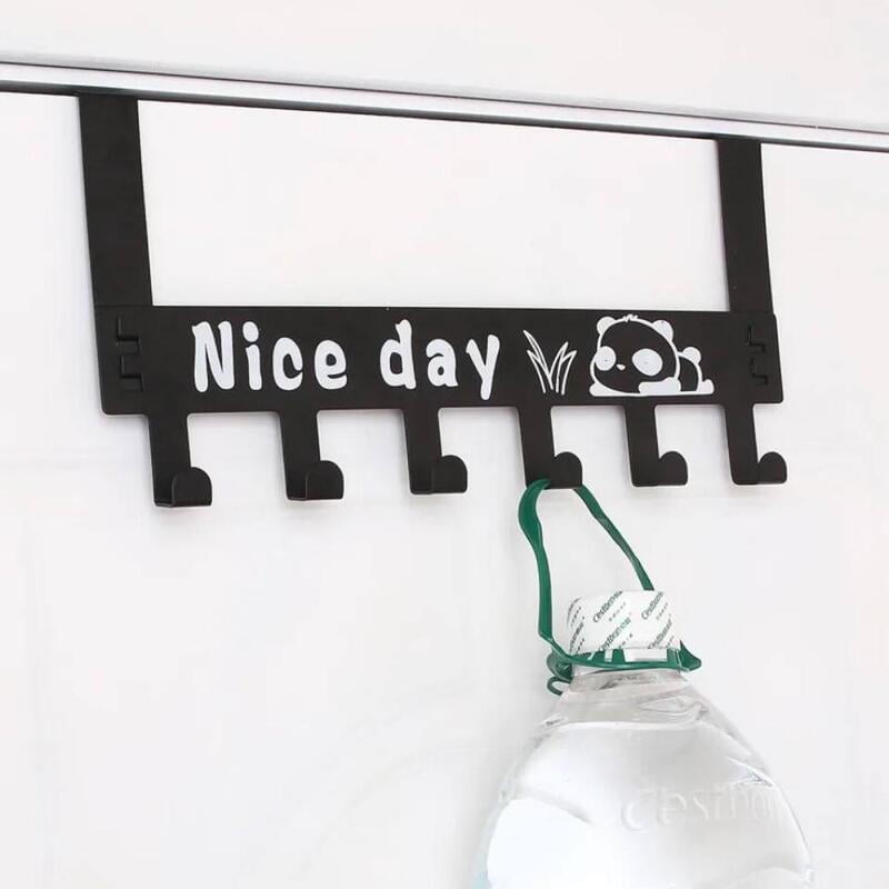 NICE DAY 6 HOOKS  METAL REAR HANGER