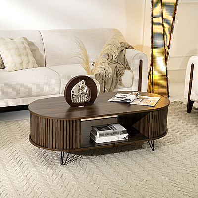 Lukas Fluted Coffee Table