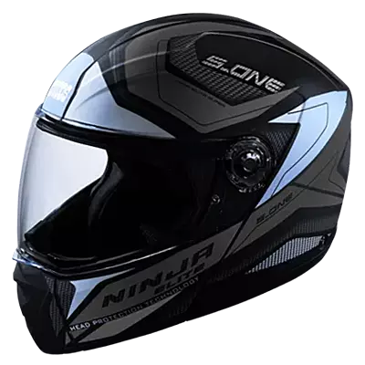 STUDDS NINJA ELITE SUPER D4 MATT BLACK N4 GREY L