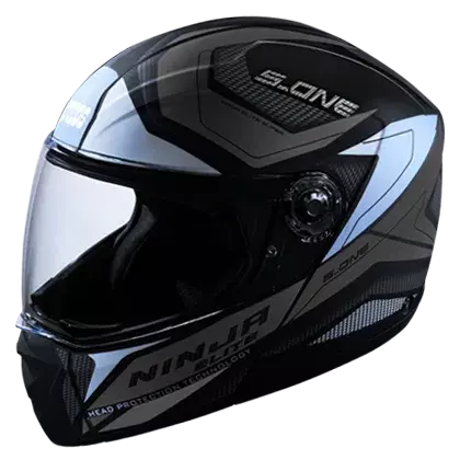 STUDDS NINJA ELITE SUPER D4 MATT BLACK N4 GREY L