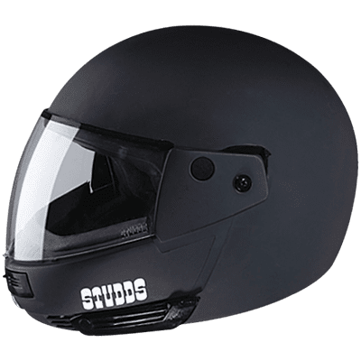 STUDDS NINJA PASTEL PLAIN MATT BLACK C/V (XL) STUDDS NINJA PASTEL PLAIN MATT BLACK C/V (XL)