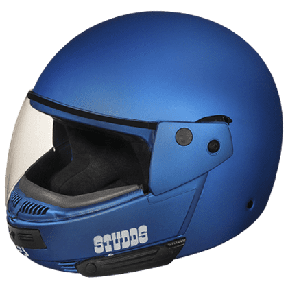 STUDDS NINJA PASTEL PLAIN MATT BLUE (XL)