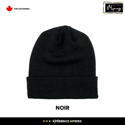 Tuque à revers - Nordic (Mérino)