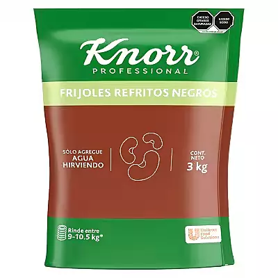 NORR FRIJOLES REFRITOS NEGROS 3 KG
