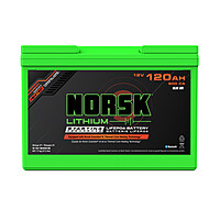Norsk 12V 120Ah Heated Lithium Cranking Battery Norsk 12V 120Ah Heated Lithium Cranking Battery