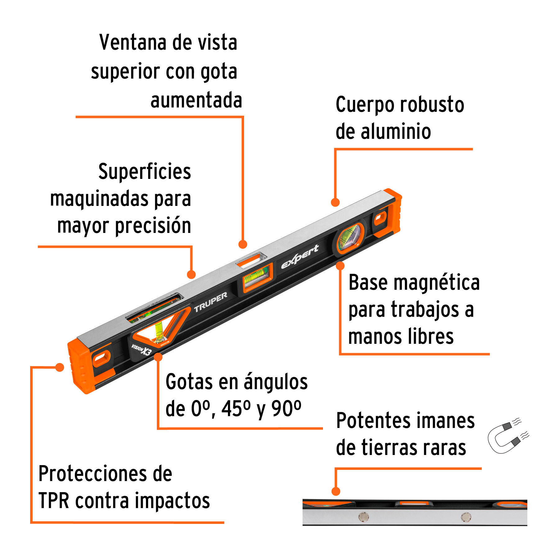 nivel-profesional-magnético-18-c-protección-tpr-expert-np-18x-14625