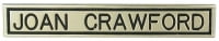 [200B] Name Bar (2-1/4 x 3/8) 24 Karat Gold